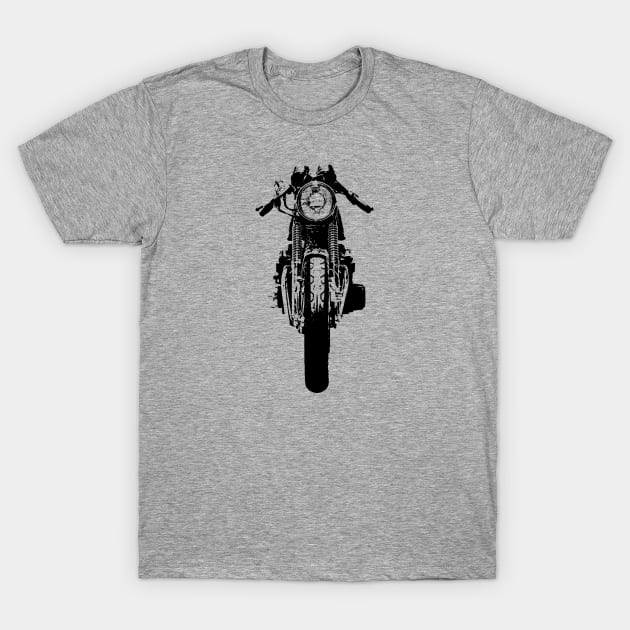 Cafe Racer Front T-Shirt by Skatee